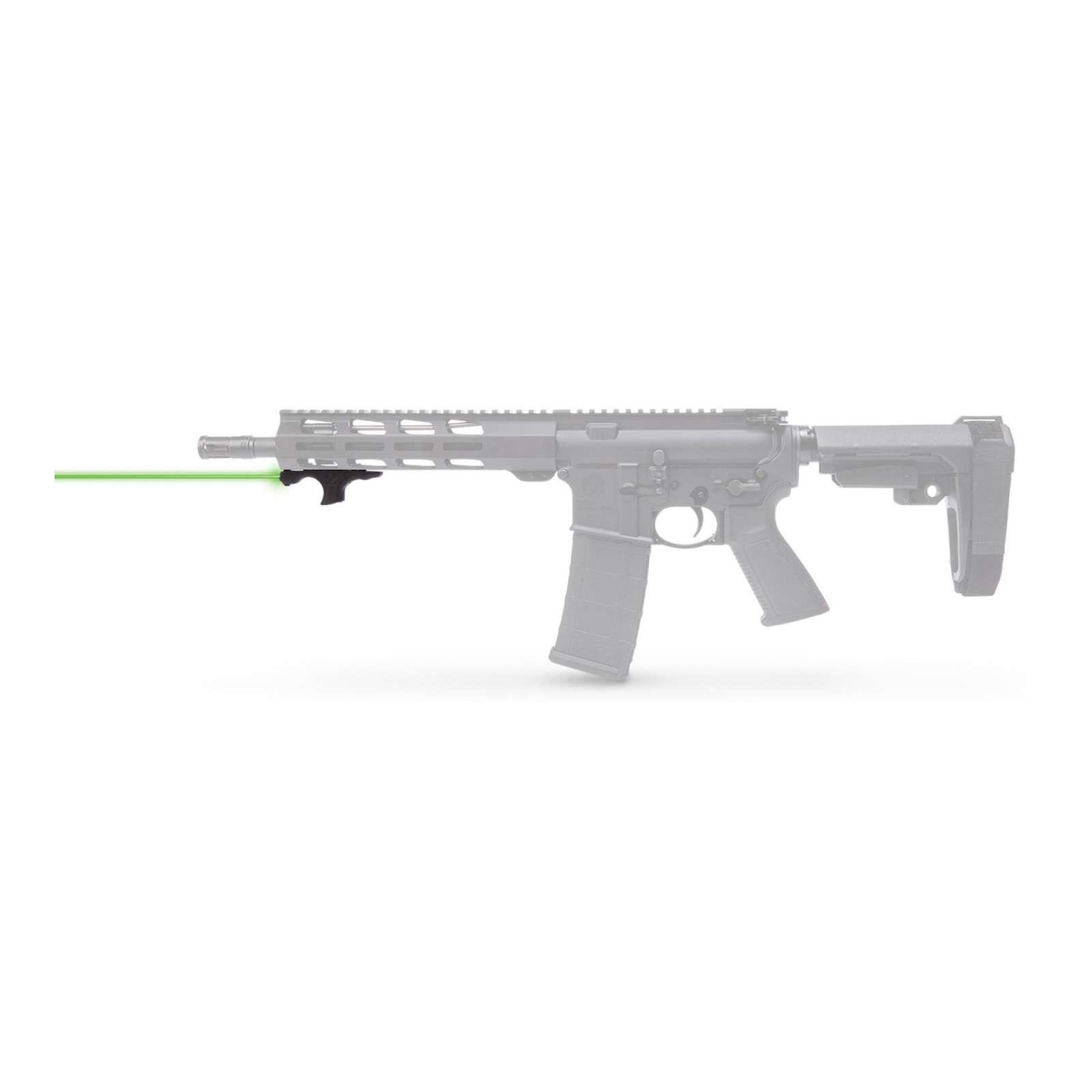Viridian HS1 Hand Stop with Green Laser Black with Picatinny Adapter