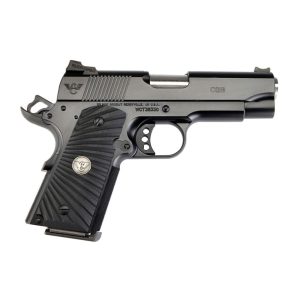 Wilson Combat CQB Compact Handgun 9mm Luger 8rd (1) & 10rd (1) Magazine 4" Barrel Black Armor-Tuff Ambidextrous Safety