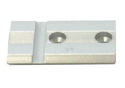 Weaver Standard Top Mount Aluminum Scope Base - Silver - #36S - S&W 1500 1600 1700 REAR