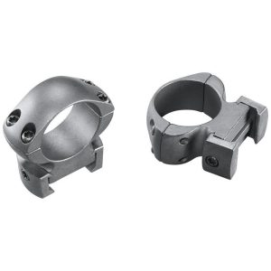 Weaver 2-Piece Grand Slam Steel Top Mount Scope Rings 1" High Matte (Windage Adjustable)
