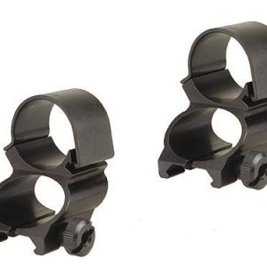 Weaver Detachable See-Thru Scope Rings - 1" Extension -Black
