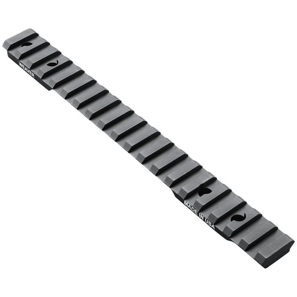 Weaver 1-Piece Extended Multi-Slot Picatinny Scope Base Savage 110 LA 8-40 0MOA Matte