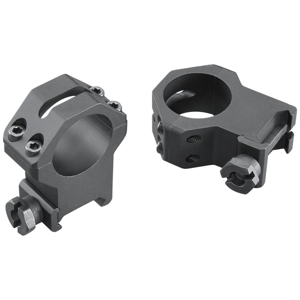 Weaver 4-Hole Tactical Picatinny Aluminum Scope Rings 1" XX-High Matte
