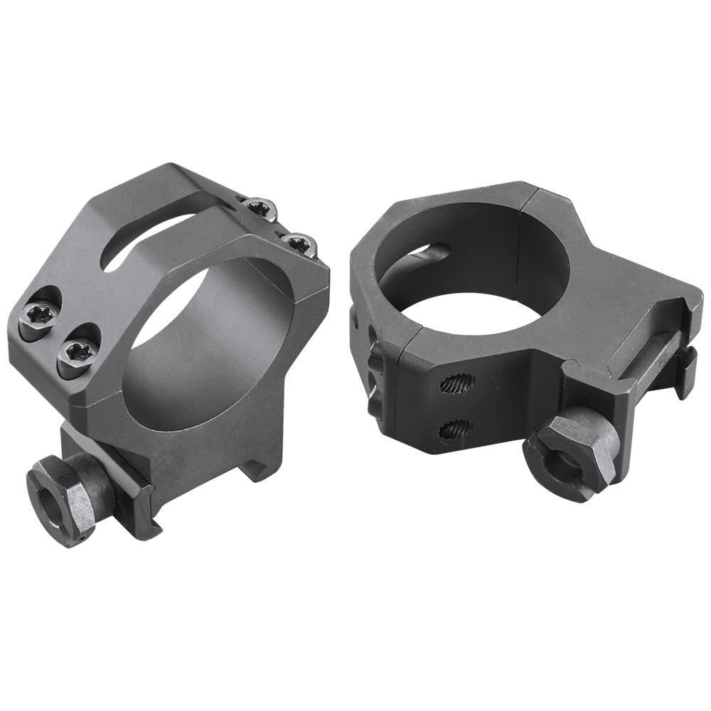 Weaver 4-Hole Tactical Picatinny Aluminum Scope Rings 30mm High Matte