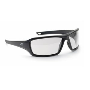 Walker's IKON Forge Shooting Glasses Black with Clear Lens