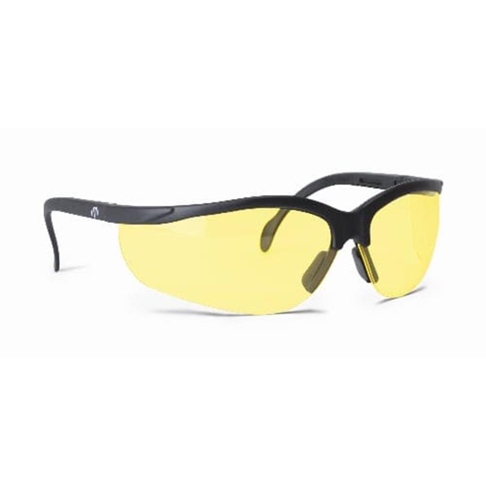 Walker's Sport Shooting Glasses Black with Yellow Lens
