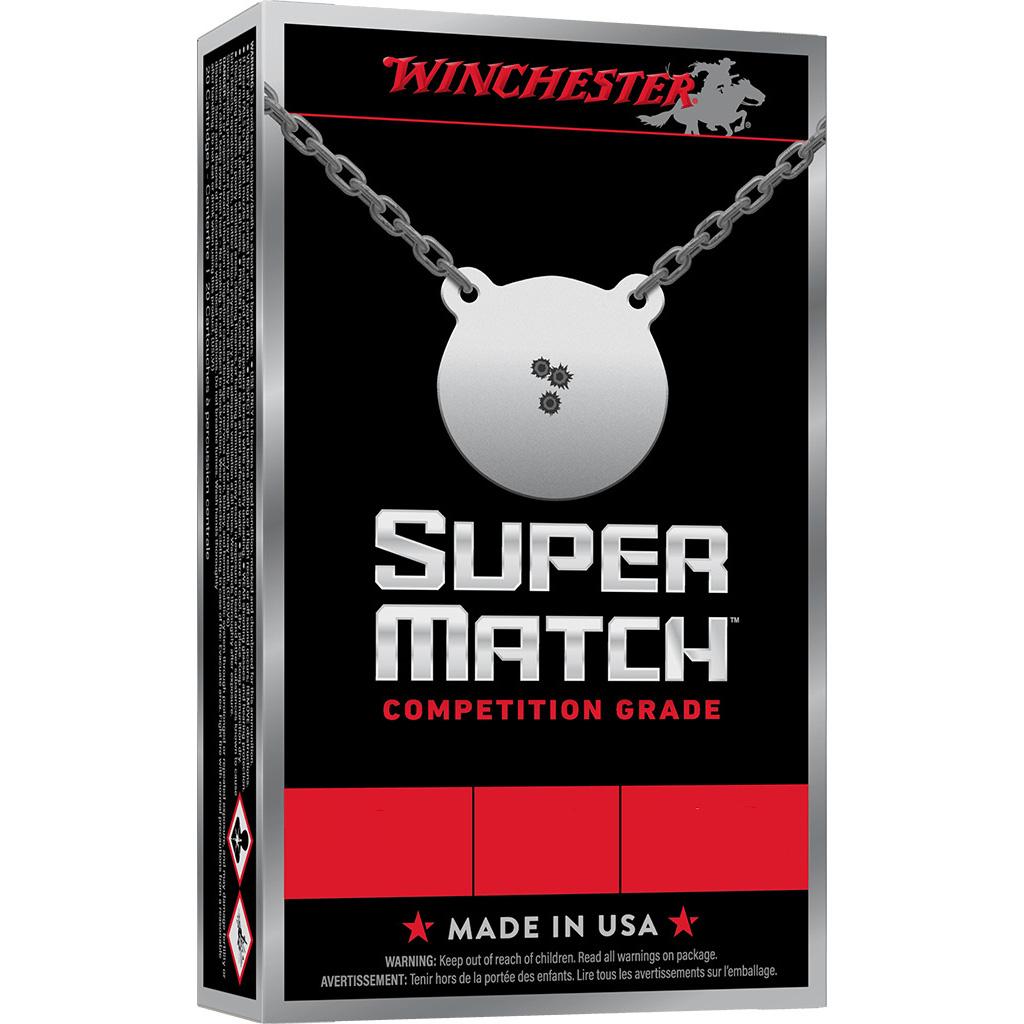 Winchester Super Match Handgun Ammunition 38 Super(+P) 130gr FMJ 50/ct