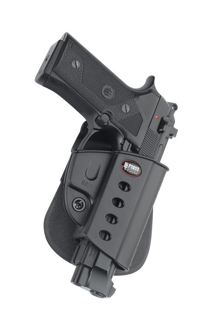 Fobus Evolution Series Paddle Holster For Beretta Vertec in Black Right Hand