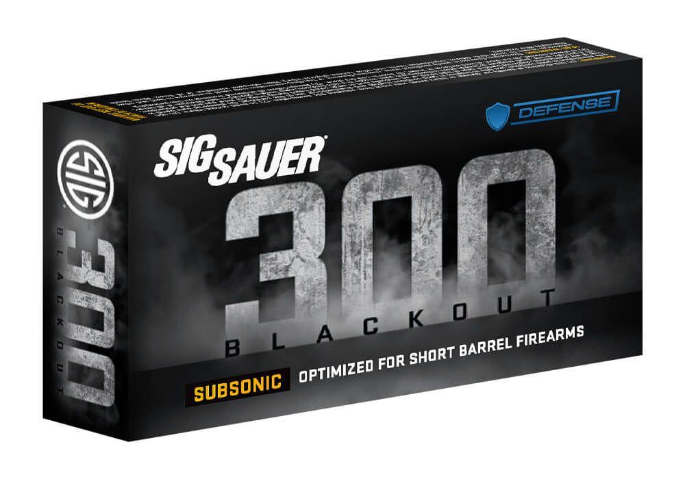 Sig Sauer Subsonic Max Expansion Rifle Ammunition .300 AAC Blackout 194 gr OTM 1000 fps 20/ct