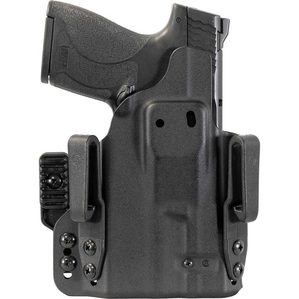 Mission First Tactical Pro Series IWB Light Holster for S&W Shield 1.0/2.0/Plus TLR-6/TLR-6 HL/TLR-6 HL G Black Ambi