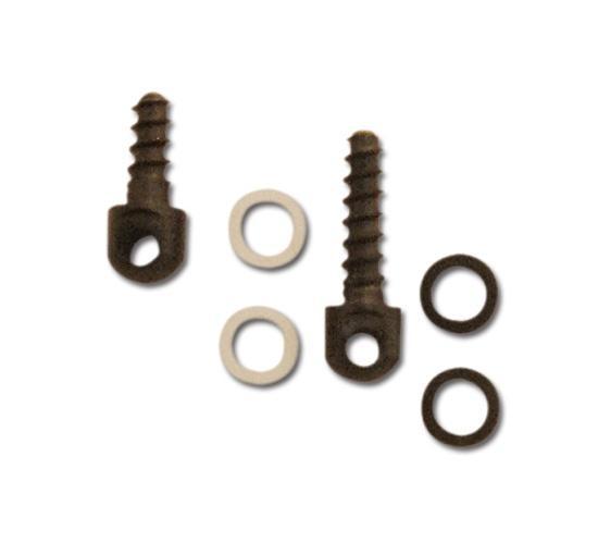 GrovTec Small Parts - Wood Screw Swivel Stud - 1/2" & 3/4" Spacers