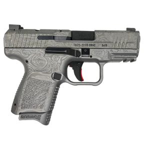 Canik TP9 Elite SC 9mm Luger 12rd Magazine 3.5" Barrel Damascus Silver w/Full Kit - BLEMISHED
