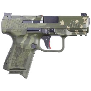 Canik TP9 Elite SC 9mm Luger 12rd Magazine 3.5" Barrel We the People Green w/Full Kit - BLEMISHED