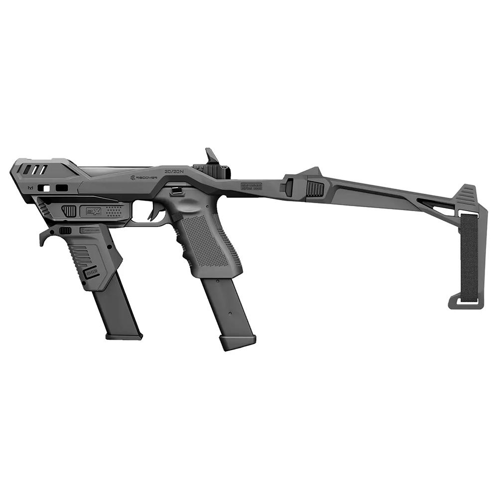 Recover Tactical 20/20N Stabilizer Kit with Brace Black