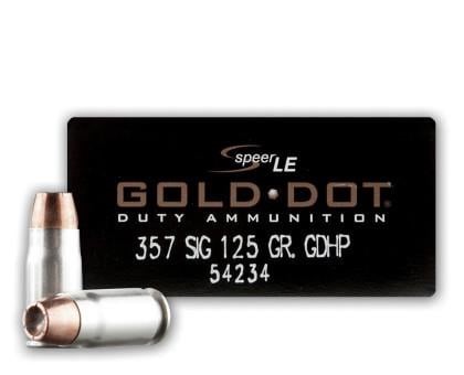CCI GLD DOT 357SIG 125GR GDHP