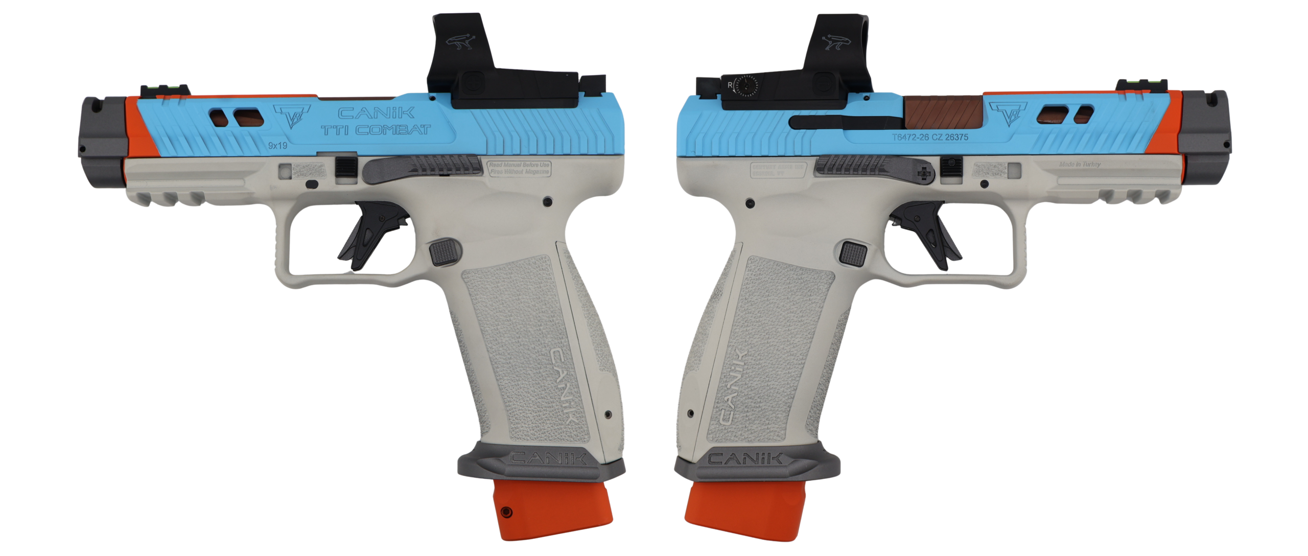 CANIK TTI COMBAT TRACKSIDE 9MM PISTOL 4.6" 2-18RD
