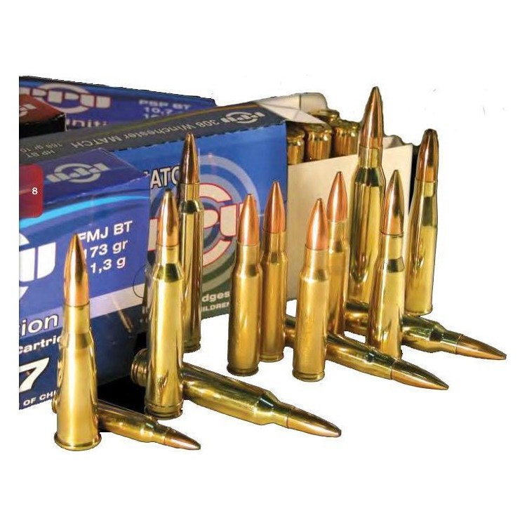 PPU Rifle Ammunition 7mm-08 Rem 141 gr PSP BT 2860 fps 20/ct