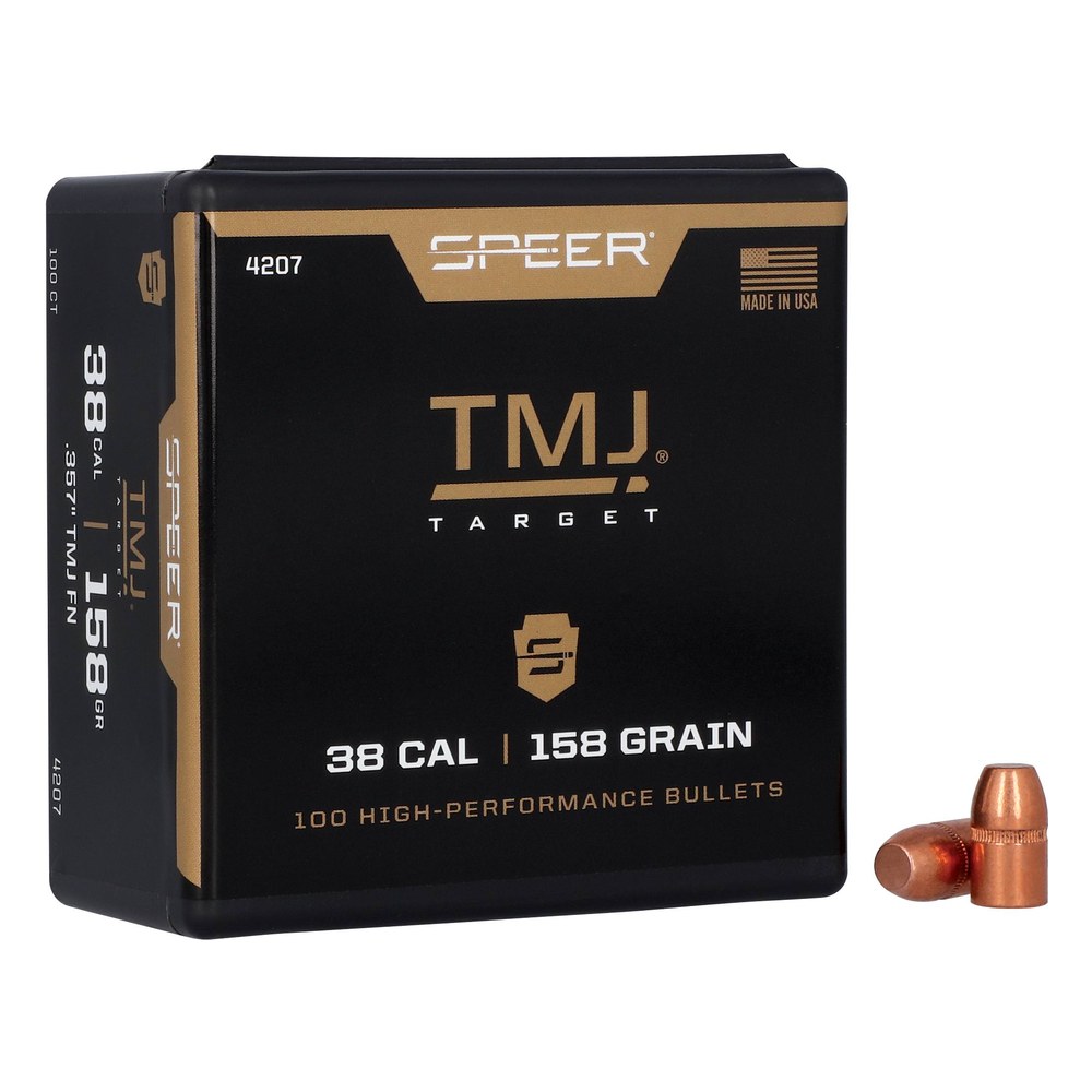 Speer TMJ Handgun Bullets .38 Spl/.357 Mag .357″ 158 gr TMJ-FN 100/ct